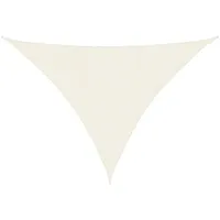 VidaXL Sonnensegel Oxford-Gewebe Dreieckig 5x7x7 m Creme
