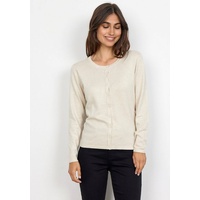 Soyaconcept Damen, Sc-dollie 446 Classic Knit Cardigan Strickjacke beige