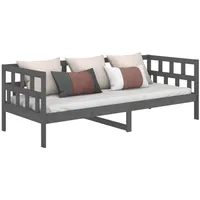 VidaXL Tagesbett Grau Massivholz Kiefer 80x200 cm1279730