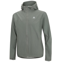 Airtracks Regenjacke Fahrradjacke mit Kapuze Pro Line Grau grau
