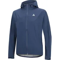 Airtracks Herren Regenjacke Fahrradjacke mit Kapuze Pro Line navy