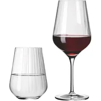 Ritzenhoff & Breker Sternschliff Rotwein- und Wasserglas Set 0,54