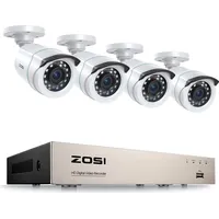 ZOSI 1080p Überwachungskamera Set Schwarz