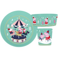 Koziol CONNECT PEPPA PIG WINTER WONDERLAND Geschirrset 3-tlg