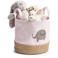 Zeller Aufbewahrungskorb 'Elefant', rosa 30 cm,