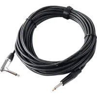 Pronomic Stage INST-A-10 Winkelklinkenkabel (Klinke-Klinke, Gitarrenkabel, Instrumentenkabel, Länge 10m,