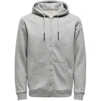 Only & Sons Sweatjacke 'Ceres' Grau