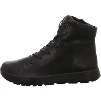 THINK! COMODA chromfrei gegerbte Schurwolle Schneestiefel, Schwarz 37,5