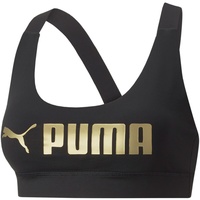 Puma Mid Impact FIT Sport-BH Damen black/metallic XS