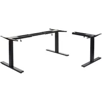 Mendler Gestell HWC-D40, variables Tischgestell für Eck-Schreibtisch, elektrisch höhenverstellbar