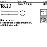 Industrial Quality Supplies ASME B 18.2.1 Sechskantschraube UNC 1/2x5"