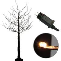 Gartenpirat LED-Lichterbaum 200 cm schwarz mit beleuchteten Zweigen 168
