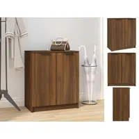 VidaXL Schuhschrank Braun Eichen-Optik 59x35x70 cm Holzwerkstoff
