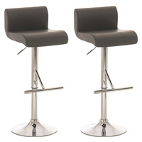 CLP 2er Set Barhocker California grau