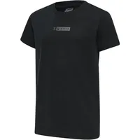 Hummel T-Shirt Kinder jet black/forged iron 140