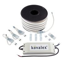 KOVALEX LED Licht-Set 10 m inkl. Zubehör, Endkappen, Trafo