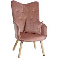 Estexo Fernsehsessel Relaxsessel Sessel mit Kissen Lese Stoff Polsterstuhl