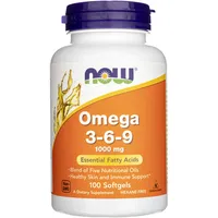 NOW Foods Omega 3-6-9 100 Weichkapseln