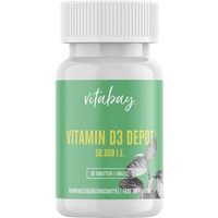 Vitabay Vitamin D3 Depot 50.000 I.E. Cholecalciferol Tabletten