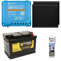 A-TroniX Solaranlage Wohnmobil 220W mit 100Ah Batterie und Victron