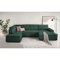 Home Affaire Wohnlandschaft SHERWOOD 329 cm, U-Form, Schlafsofa,«, Schlaffunktion