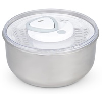Zyliss Easy Spin 2 Salatschleuder, Fassungsvermögen 6L, Edelstahl,