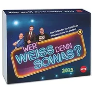 Heye Wer weiß denn sowas? Tagesabreißkalender 2023. Kultiger Wissens-Kalender