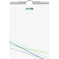 Heyda Bastel- und Fotokalender immerwährend A4, weiß
