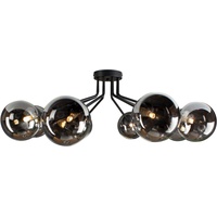 ECO-Light Deckenleuchte NEPTUN, 8xG9 schwarz