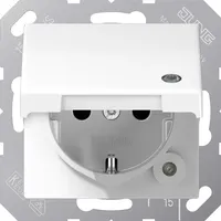 Jung BTAS17101PWW HOME Taster 1fach mit Pfeilsymbolen, alpinweiß