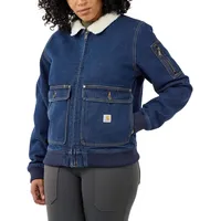 CARHARTT Denim-Sherpa, Jeansjacke Damen - S