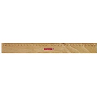 Brunnen Lineal Holz 30 cm