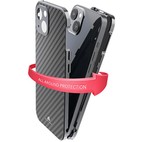 Black Rock 360° Glass Cover Apple iPhone 14 Carbon
