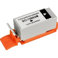 Ampertec 2 Ampertec Tinten ersetzt Canon BCI-15BK schwarz
