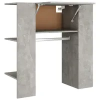 VidaXL Flurschrank Betongrau 97,5x37x99 cm grau