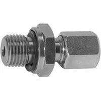 Riegler Gerade Einschraubverschraubung, G 1/8 a., Rohr- Ø10, Stahl