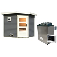 Karibu Mikka inkl. 9 kW + Steuergerät Easy Finnisch