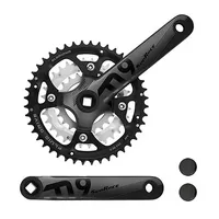 SunRace FCM914 Cua 9s Kurbelgarnitur - Black - 175