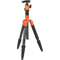 FotoPro X Go Gecko oranges Aluminium Stativ (Metall), Stativ,