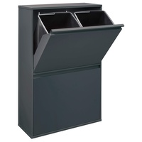 ARREGUI Basic CR604-B Mülltrennsystem aus Stahl | Mülleimer für