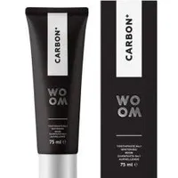 Woom Carbon+ Toothpaste Whitening Zahnaufhellung Schwarze Aktivkohle Zahnpasta Aktivkohle