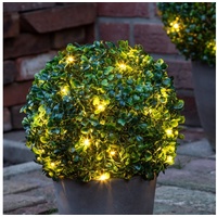 Hi Buchsbaumkugel mit LED Durchmesser 25 cm