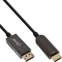 InLine DisplayPort männlich bis HDMI männlich (25 m, DisplayPort),
