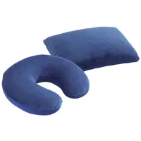 Maximex 2-in-1 Reisekissen 40 x 30 cm Blau