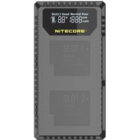 Nitecore UGP5 Dubbele Lader voor GoPro Hero 5