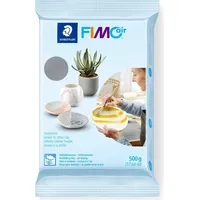 FIMO air Modelliermasse lufthärtend grau 500 g tonähnlich -