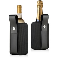 Vacu Vin Flexibler Artico Schwarz - Vielseitiger Weinkühler &