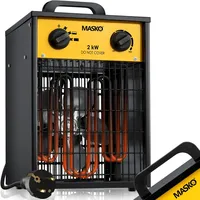 Masko MASKO® Elektroheizer Heizlüfter Bauheizer mit integriertem Thermostat elektrisch