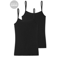 SCHIESSER Damen Spaghettitop Modal Essentials in Schwarz | Gr.: