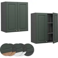 Vicco Hängeschrank Fame-Line Grün-Gold Landhaus 60 cm
